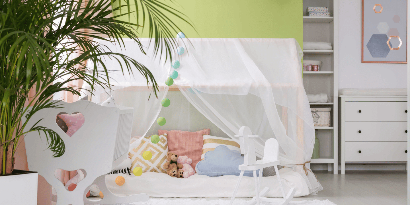 unte LED Lichterkette Regenbogen – warmweißes Nachtlicht für Baby- und Kinderzimmer, geeignet für Mädchen und Jungen