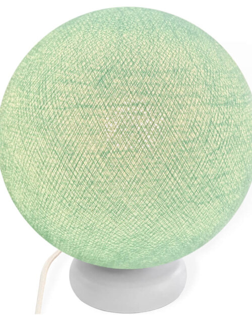 Tischlampe und Stehleuchte in Mint