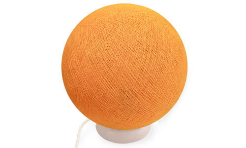 LED Tischlampe und Stehleuchte in Orange