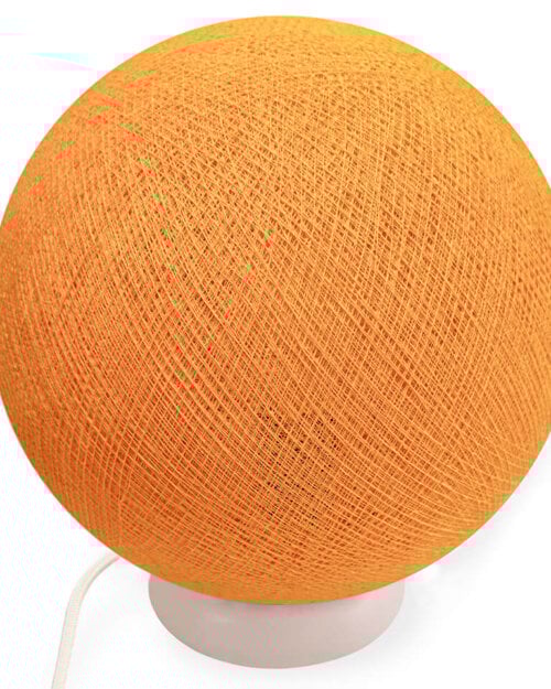 Tischlampe und Stehleuchte in Orange