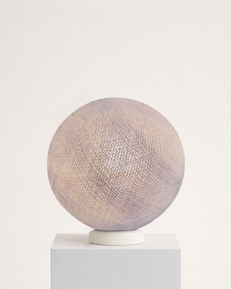 LED Lampe Leuchte Bodenlampe Bodenleuchte Lila Violett bunt Tischlampe Tischleuchte Kinderzimmer Wohnzimmer Schlafzimmer Jugendzimmer Mädchen Kugel Kugellampe Schalter-2 Graue LED Tischlampe – moderne Tischleuchte für gemütliche Abendbeleuchtung im Wohnzimmer.