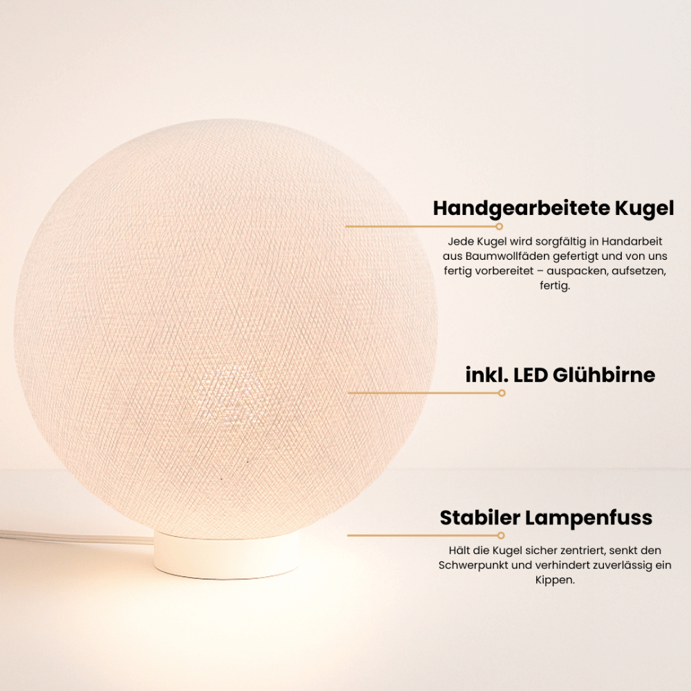 LED Lampe Leuchte Bodenlampe Bodenleuchte Weiss Creme Kinderzimmer Wohnzimmer Schlafzimmer Jugendzimmer Mädchen Kugel Kugellampe Schalter(2) Kopie 3 Weiße LED Bodenlampe mit Kugel – ideal für Wohnzimmer, Schlafzimmer oder Kinderzimmer. Moderne Bodenleuchte für warmes Licht.