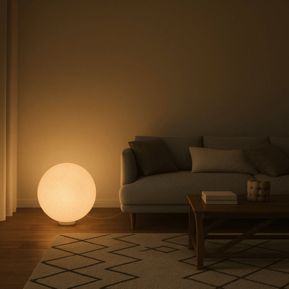 LED Lampe Leuchte Bodenlampe Bodenleuchte Weiss Creme Kinderzimmer Wohnzimmer Schlafzimmer Jugendzimmer Mädchen Kugel Kugellampe Schalter Weiße LED Bodenlampe mit Kugel – ideal für Wohnzimmer, Schlafzimmer oder Kinderzimmer. Moderne Bodenleuchte für warmes Licht.